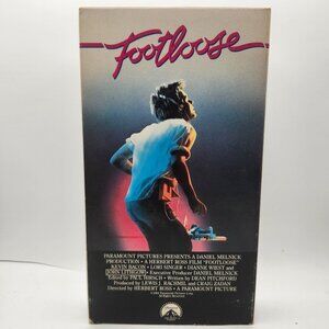 Footloose VHS 1989 Paramount Pictures 1984 Classic Film Kevin Bacon Lori Singer